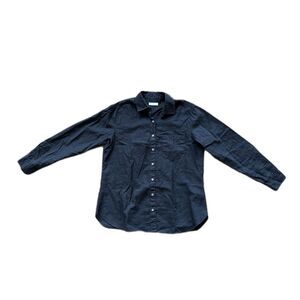 OUTERKNOWN Black Organic Cotton Button Up Shirt Top   Women's Size Small